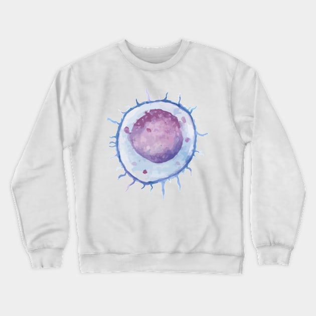 T cell WBC white blood cell Crewneck Sweatshirt by labstud